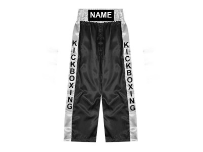 Pantaloni da kickboxing personalizzati : KNPANTS-001-Black