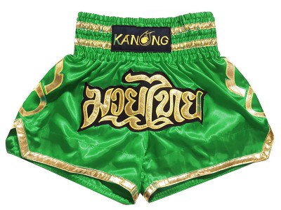 Pantaloncini Kick boxing Bambino KANONG : KNS-121-Verde-K