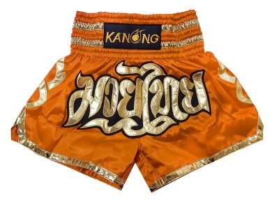 Pantaloncini Kick boxing Bambino KANONG : KNS-121-Arancia-K