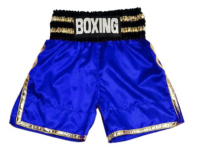 Pantaloncini da boxe personalizzati : KNBSH-039-Blu