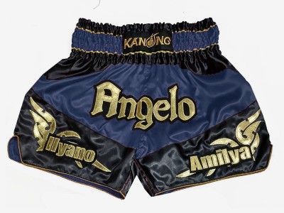 Pantaloncini Kick boxing personalizzati : KNSCUST-1248-Marina