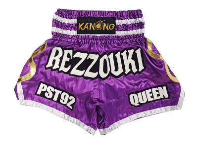 Pantaloncini Kick boxing personalizzati : KNSCUST-1250-Viola