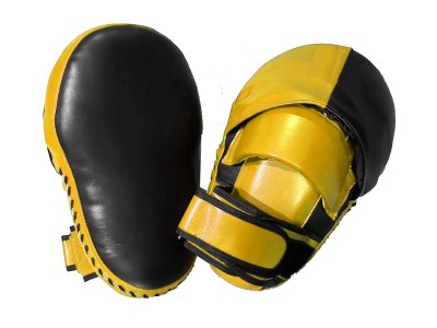 Colpitori Boxe Focus Paos Lunghe Personalizzati : Giallo/Nero